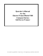 Preview for 2 page of ELECTRO FREEZE FM8 Operator'S Manual