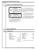 Preview for 10 page of ELECTRO FREEZE FM8 Operator'S Manual