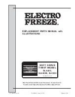 Предварительный просмотр 55 страницы ELECTRO FREEZE SLX400 Operator'S Manual With Replacement Parts List