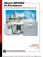 Предварительный просмотр 1 страницы Electro Industries/GaugeTech Shark MP200 Installation & Operation Manual