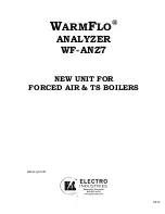 Electro Industries WARMFLO WF-ANZ7 Manual предпросмотр