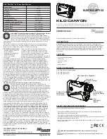 Предварительный просмотр 1 страницы ELECTRO-OPTICS SIGSAUER KILO CANYON Owner'S Manual