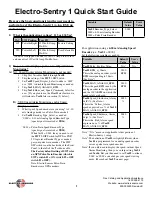 Preview for 4 page of Electro-Sensors Electry-Sentry 1 Installation & Operation Manual