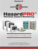 Предварительный просмотр 15 страницы Electro-Sensors HazardPRO Series Installation Manual