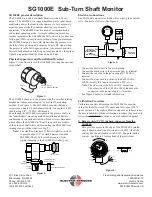 Preview for 1 page of Electro-Sensors SG1000E Manual