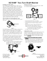 Preview for 1 page of Electro-Sensors SG1000F Quick Start Manual