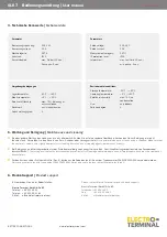 Предварительный просмотр 2 страницы Electro Terminal SLK 7 User Manual