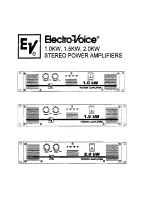 Предварительный просмотр 1 страницы Electro-Voice 1.0kW Lightweight Operation Manual