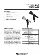 Electro-Voice 635A Technical Specifications preview