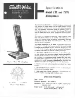 Electro-Voice 729 Specification Sheet preview