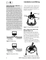 Предварительный просмотр 8 страницы Electro-Voice Ceiling Speaker Systems Installation And Operation Manual