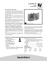 Electro-Voice Cobreflex III Specifications preview