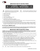 Preview for 2 page of Electro-Voice Compact Powered Sound Reinforcement Speaker SxA250 Owner'S Manual