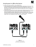 Предварительный просмотр 7 страницы Electro-Voice Compact Powered Sound Reinforcement Speaker SxA250 Owner'S Manual