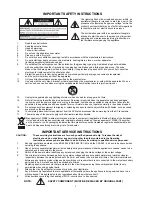 Предварительный просмотр 3 страницы Electro-Voice Compact Precision CP1800 Owner'S Manual