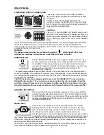 Предварительный просмотр 8 страницы Electro-Voice Compact Precision CP1800 Owner'S Manual