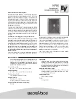 Предварительный просмотр 1 страницы Electro-Voice Constant-Directivity Horn HP66 Specification Sheet