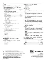 Preview for 2 page of Electro-Voice Contractor Precision CPS2T Specifications