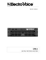 Electro-Voice CPS 3 Service Manual предпросмотр