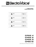 Electro-Voice CPS2.12 Owner'S Manual предпросмотр