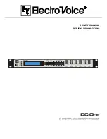 Electro-Voice DC-One Owner'S Manual preview