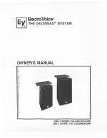 Electro-Voice DeltaMax DMC-1122 Owner'S Manual preview