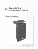 Предварительный просмотр 1 страницы Electro-Voice DeltaMax DMC-1122A Owner'S Manual