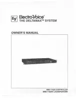 Preview for 1 page of Electro-Voice DeltaMax DMC-1152X Owner'S Manual