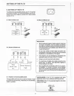 Предварительный просмотр 5 страницы Electro-Voice Digital Organ Cabinet FX 70 Owner'S Manual