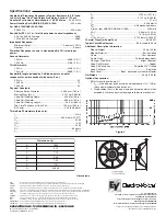 Предварительный просмотр 2 страницы Electro-Voice DL18MT Specifications