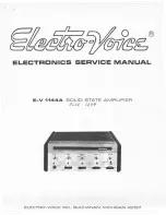 Предварительный просмотр 1 страницы Electro-Voice E-V 1144A Service Manual