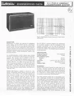 Electro-Voice E-V Five-C Engineering Data предпросмотр