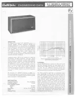 Electro-Voice E-V Seven-B Engineering Data preview