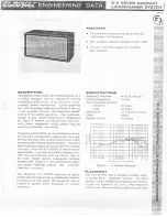 Electro-Voice E-V Seven Engineering Data preview