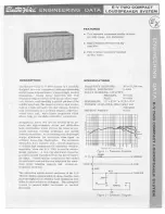 Предварительный просмотр 1 страницы Electro-Voice E-V TWO Engineering Data