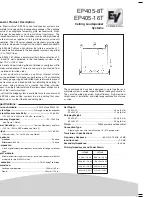 Electro-Voice EP405-8T User Manual preview