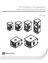 Electro-Voice ETX-10P User Manual предпросмотр