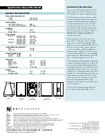 Preview for 4 page of Electro-Voice EVERYWHERE FRI-122/64 Specification Sheet