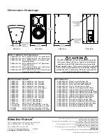 Preview for 4 page of Electro-Voice EVF-1122S/94-FG Specification Sheet