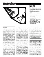 Electro-Voice EVI-15 Specifications предпросмотр