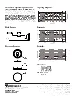 Предварительный просмотр 2 страницы Electro-Voice EVID C4.2 Technical Specifications