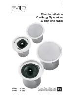 Предварительный просмотр 1 страницы Electro-Voice EVID C4.2D User Manual