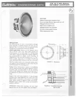 Предварительный просмотр 1 страницы Electro-Voice EVM-15B Engineering Data