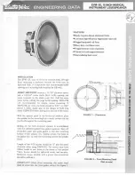 Electro-Voice EVM-15L Engineering Data предпросмотр