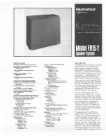 Electro-Voice FR15-2 Datasheet preview