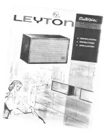 Preview for 1 page of Electro-Voice Leyton Instruction Manual