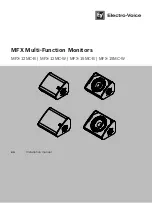 Electro-Voice MFX Series Installation Manual предпросмотр