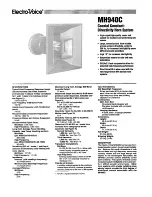 Electro-Voice MH940C Specification Sheet preview