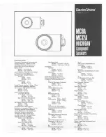 Electro-Voice Michigan MC12A Specifications предпросмотр