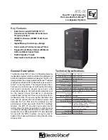 Electro-Voice MTL-1X Technical Specifications preview